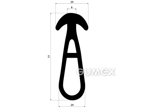 GUMMIPROFILE T-FORM - EPDM